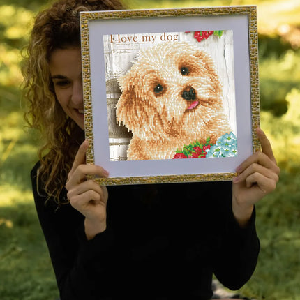Diamond Dotz Diamond Kit - I Love my Dog