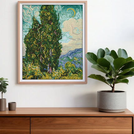 Diamond Dotz Diamond Kit - Cypresses Van Gogh