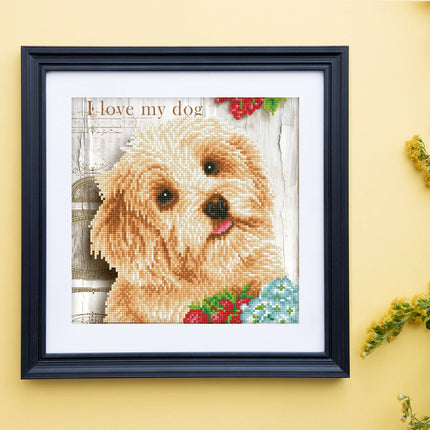 Diamond Dotz Diamond Kit - I Love my Dog