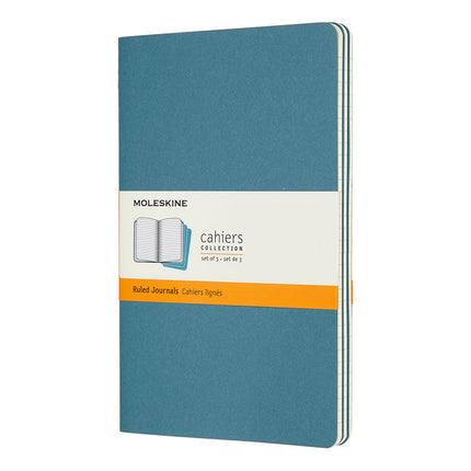 Moleskine Cahier Journals - Large - Ruled - 4 Colours