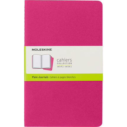 Moleskine Cahier Journals - Large - Plain - 4 Colours