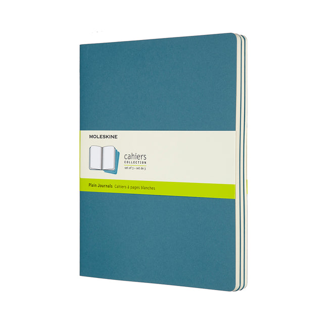 Moleskine Cahier Journals - XL - Plain - 5 Colours