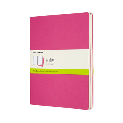 Moleskine Cahier Journals - XL - Plain - 5 Colours