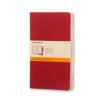 Moleskine Cahier Journals - Large - Ruled - 4 Colours