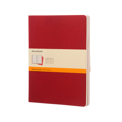 Moleskine Cahier Journals - XL - Ruled - 4 Colours