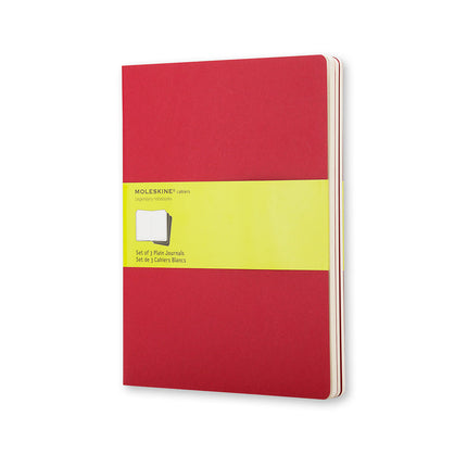 Moleskine Cahier Journals - XL - Plain - 5 Colours