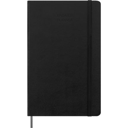 Moleskine Diary Undated -  Hard Cover - Weekly + Notes - Large Black