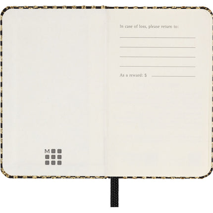 Moleskine Shine Notebook - Hard Cover - XS - Gold w/Gift Box