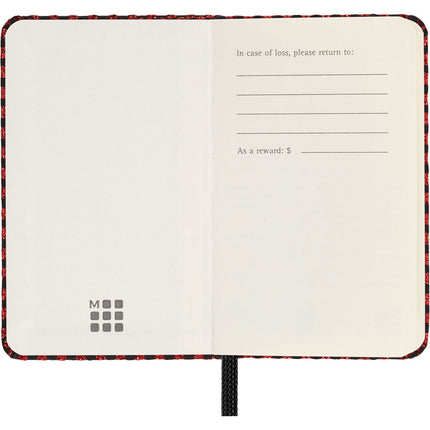 Moleskine Shine Notebook - Hard Cover - XS - Metallic Red w/Gift Box