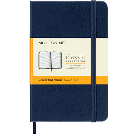 Moleskine Notebooks - Hard Cover - Pocket Ruled - 7 Colours