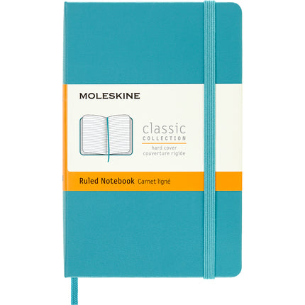 Moleskine Notebooks - Hard Cover - Pocket Ruled - 7 Colours