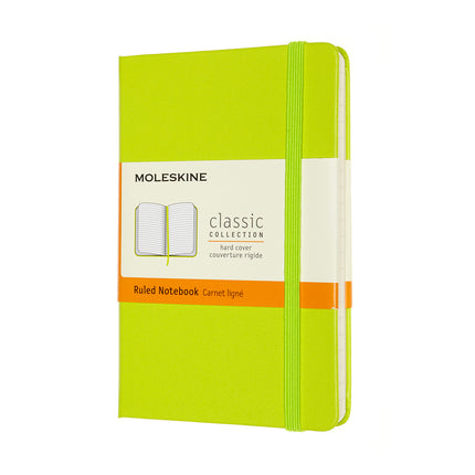 Moleskine Notebooks - Hard Cover - Pocket Ruled - 7 Colours