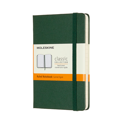 Moleskine Notebooks - Hard Cover - Pocket Ruled - 7 Colours