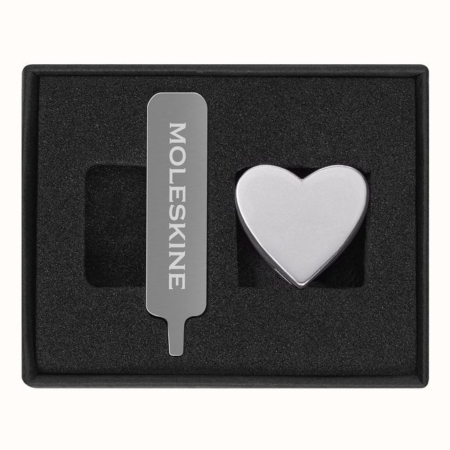 Moleskine Notebook Pin - Heart