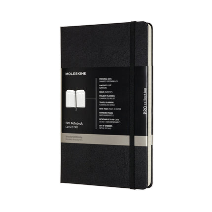 Moleskine Pro Notebook - Hard Cover - Large - Black