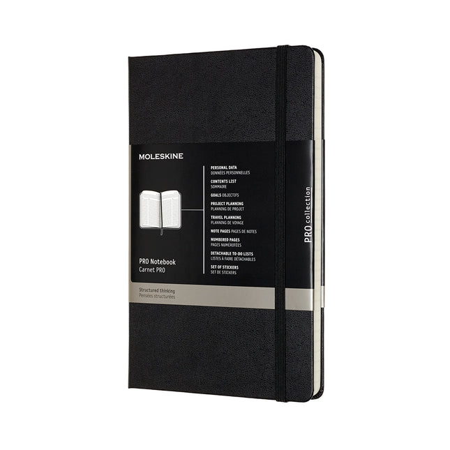 Moleskine Pro Notebook - Hard Cover - Large - Black