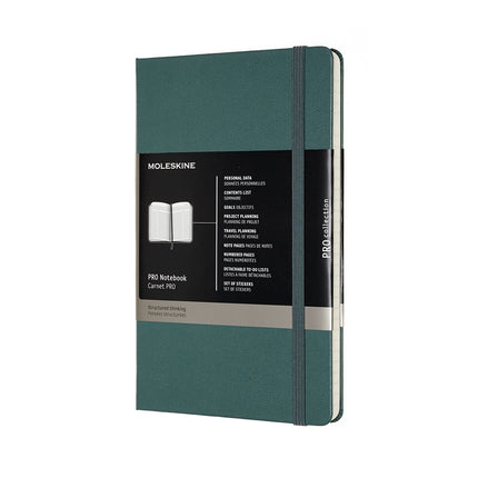 Moleskine Pro Notebook - Hard Cover - Large - Forest Green