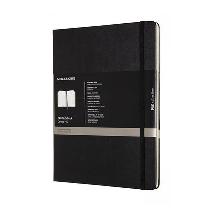 Moleskine Pro Hard Cover Notebook - Black - XL