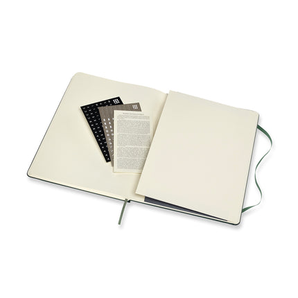 Moleskine Pro Hard Cover Notebook - Forest Green - XL