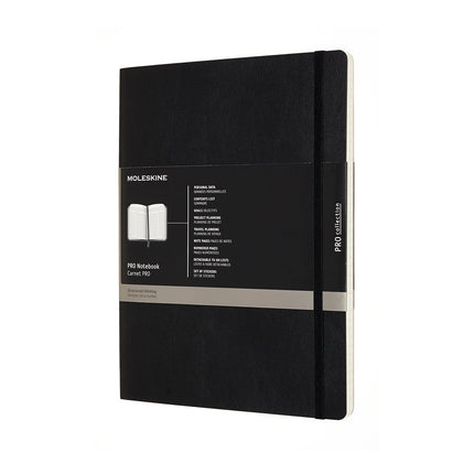 Moleskine Pro Soft Cover Notebook - Black - XL