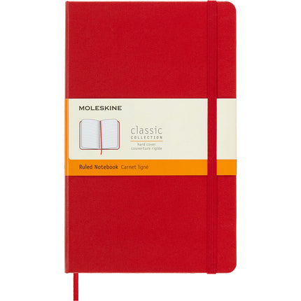 Moleskine Notebooks - Hard Cover - Large Ruled - 7 Colours