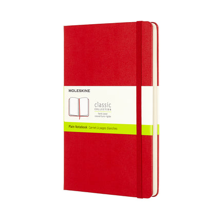 Moleskine Notebooks - Hard Cover - Large Plain - 7 Colours