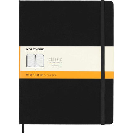 Moleskine Notebooks - Hard Cover - XL - Ruled - 6 Colours