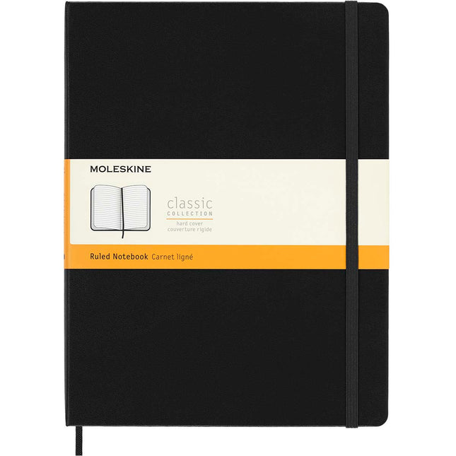 Moleskine Notebooks - Hard Cover - XL - Ruled - 6 Colours