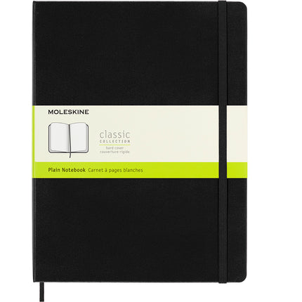 Moleskine Notebooks - Hard Cover - XL - Plain - 6 Colours