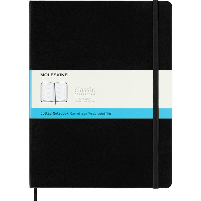 Moleskine Notebook - Hard Cover  - XL - Black Dot
