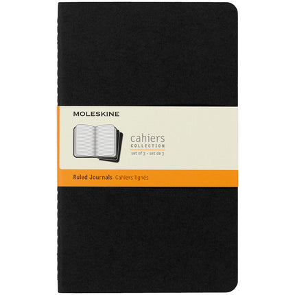 Moleskine Cahier Journals - Large - Ruled - 4 Colours