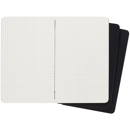 Moleskine Cahier Journals - Large - Black Square - Pack 3