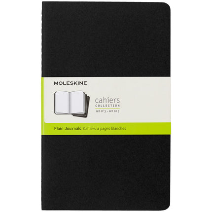 Moleskine Cahier Journals - Large - Plain - 4 Colours