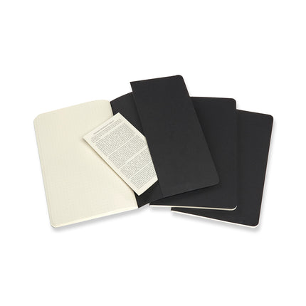 Moleskine Cahier Journals - Large - Black Dot - Pack 3