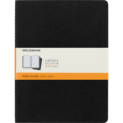 Moleskine Cahier Journals - XL - Ruled - 4 Colours