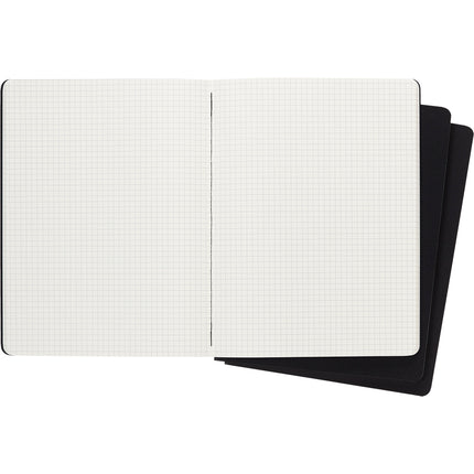 Moleskine Cahier Journal - XL - Black Square - Pack 3