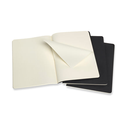 Moleskine Cahier Journal - XL - Dot Black - Pack 3