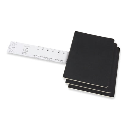 Moleskine Cahier Journal - XL - Dot Black - Pack 3