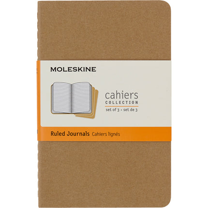 Moleskine Cahier Journals - Pocket - 3 Packs - 4 Colours