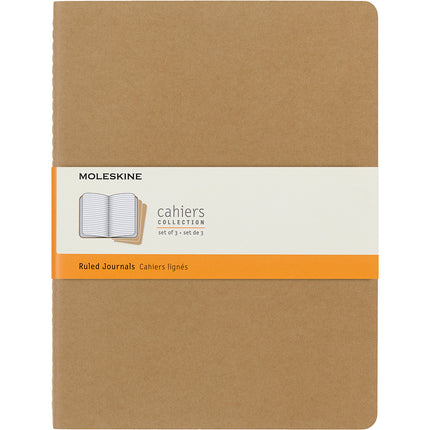 Moleskine Cahier Journals - XL - Ruled - 4 Colours