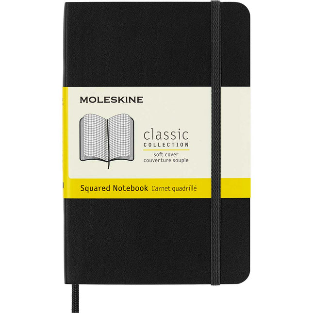 Moleskine Notebook - Soft Cover - Pocket - Black Square