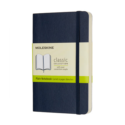 Moleskine Notebooks - Soft Cover - Pocket Plain - 6 Colours
