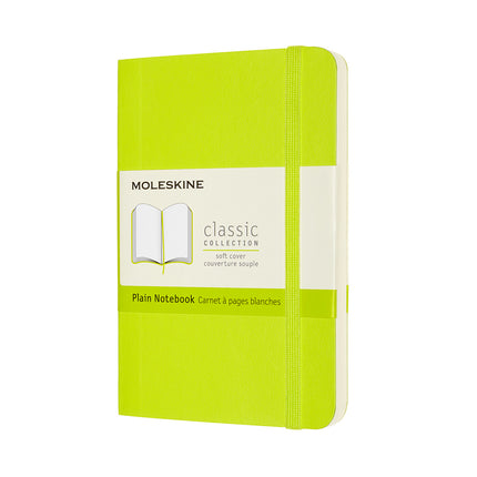 Moleskine Notebooks - Soft Cover - Pocket Plain - 6 Colours