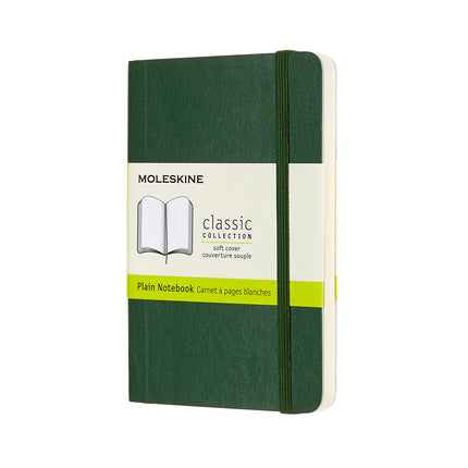 Moleskine Notebooks - Soft Cover - Pocket Plain - 6 Colours