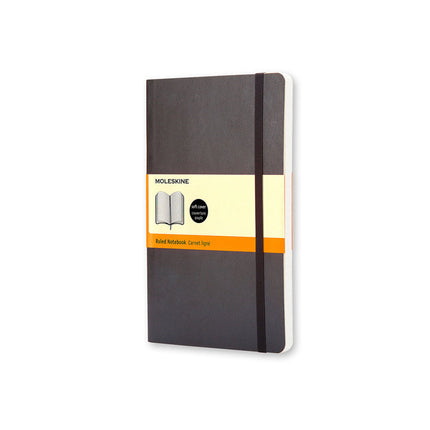Moleskine Notebooks - Soft Cover - Large Plain - 7 Colours