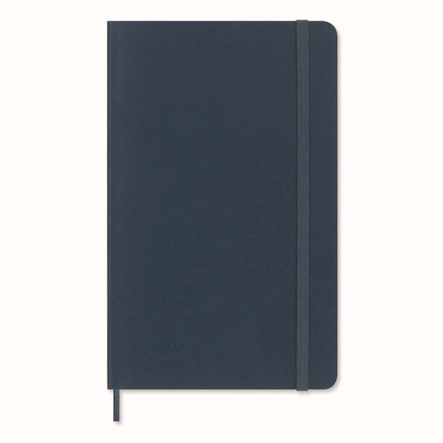 Moleskine Vegea Notebook - Soft Cover - Large Ruled - Capri Petroleum w/Gift Box