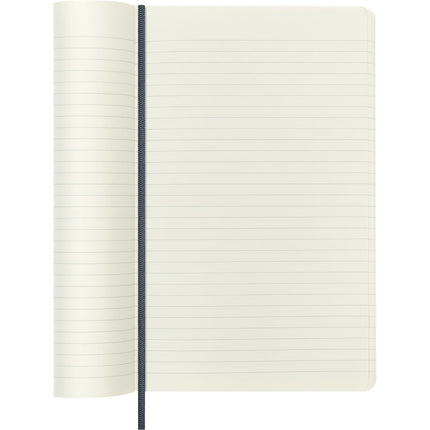 Moleskine Vegea Notebook - Soft Cover - Large Ruled - Capri Petroleum w/Gift Box