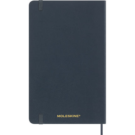 Moleskine Vegea Notebook - Soft Cover - Large Ruled - Capri Petroleum w/Gift Box