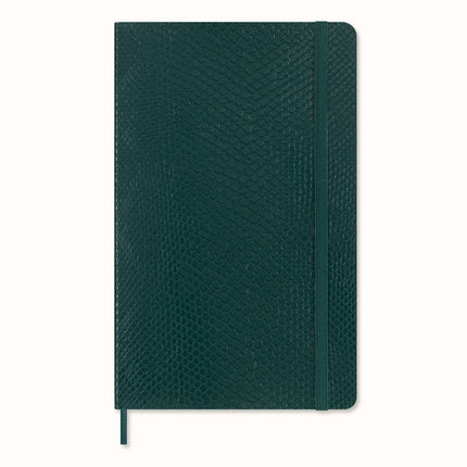 Moleskine Vegea Notebook - Soft Cover - Large Ruled - Boa Green w/Gift Box