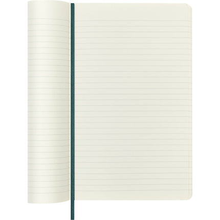 Moleskine Vegea Notebook - Soft Cover - Large Ruled - Boa Green w/Gift Box